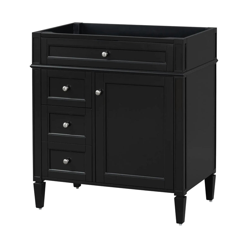 Bathroom Vanity With 2 Drawers And Tip-Out Drawer, Storage Cabinet by Unique Piece Furniture