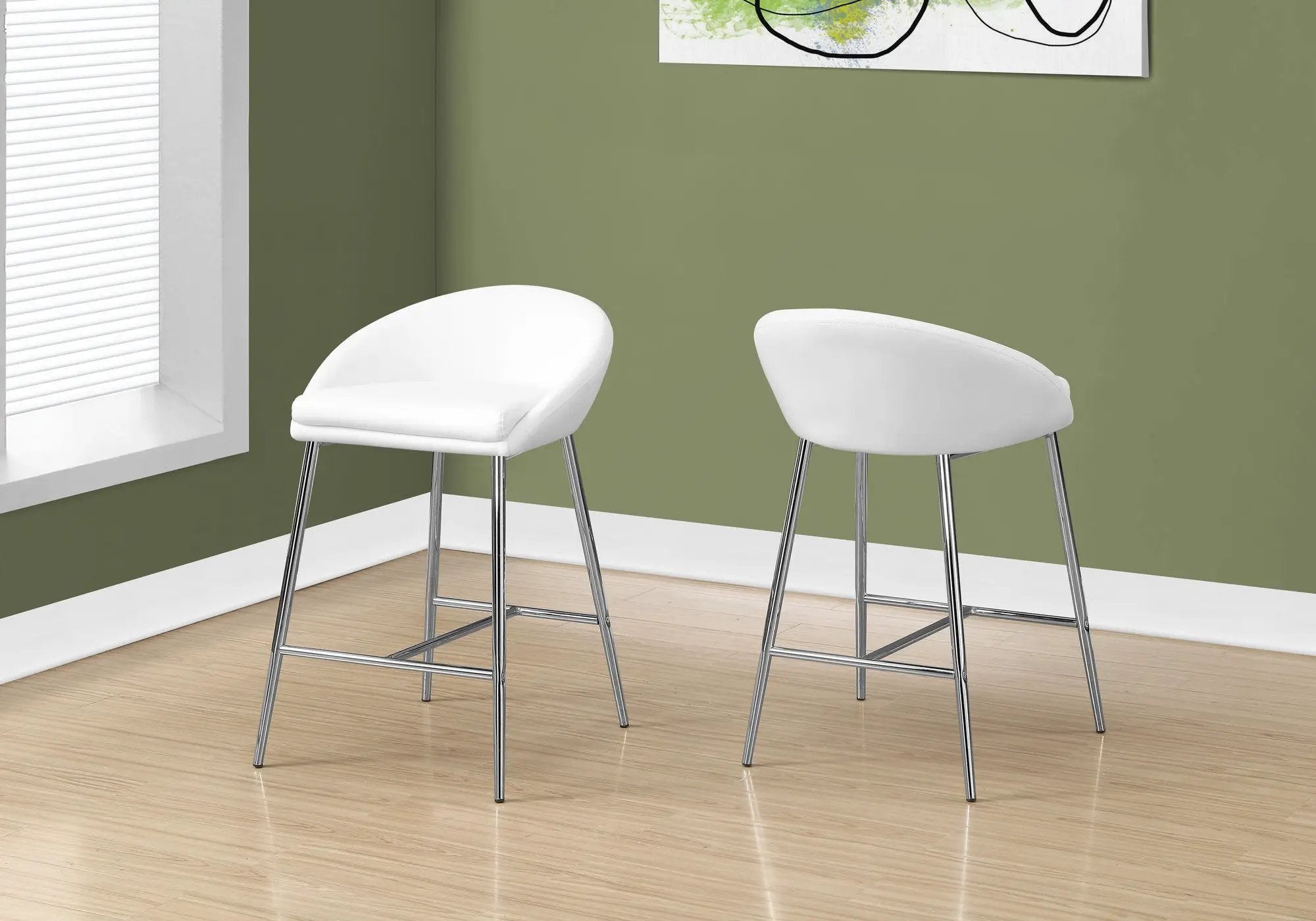 Swivel Stool Bar Height, Contemporary & Modern (Set of 2) by HouseOfZazla