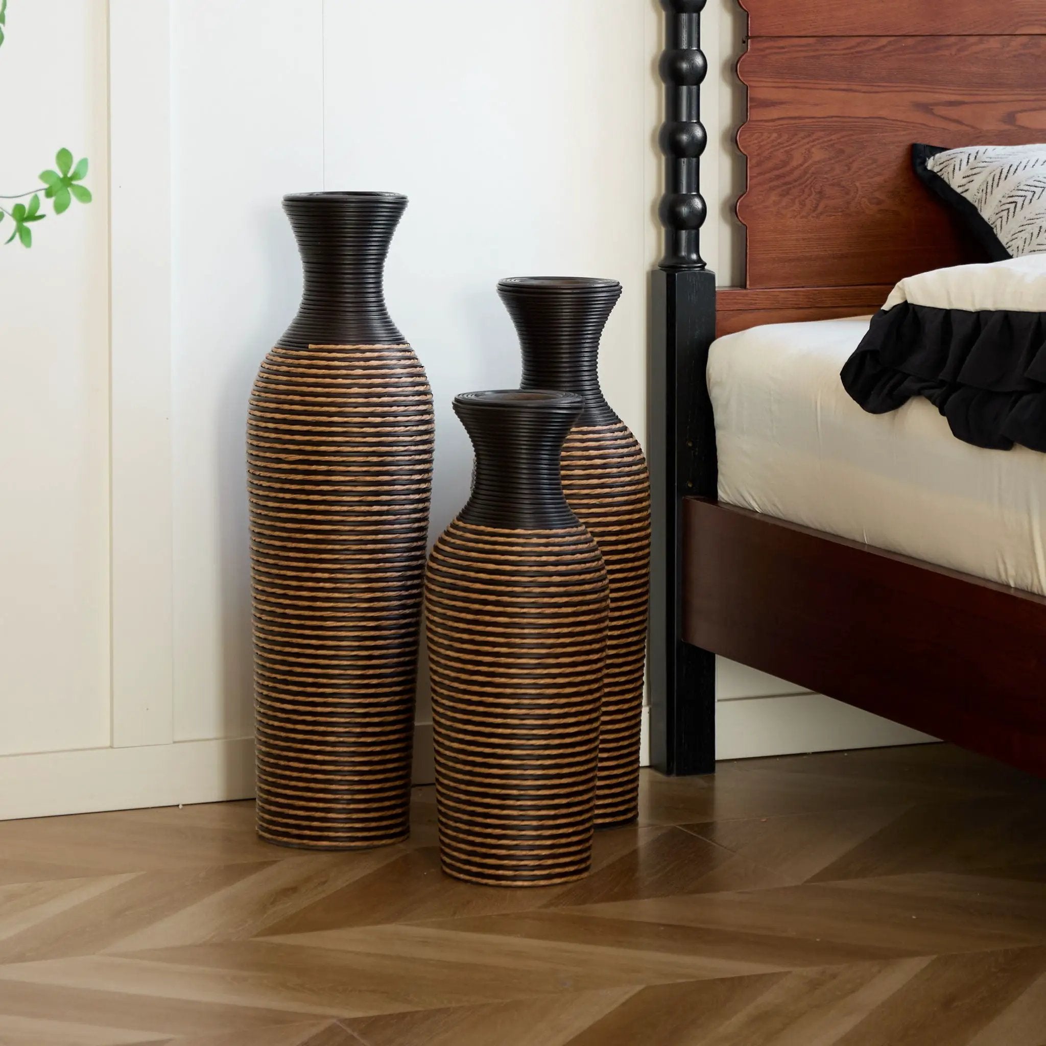 Classic And Neat Floor Vase, High Independent Flower Stand (Set of 3) by HouseOfZazla