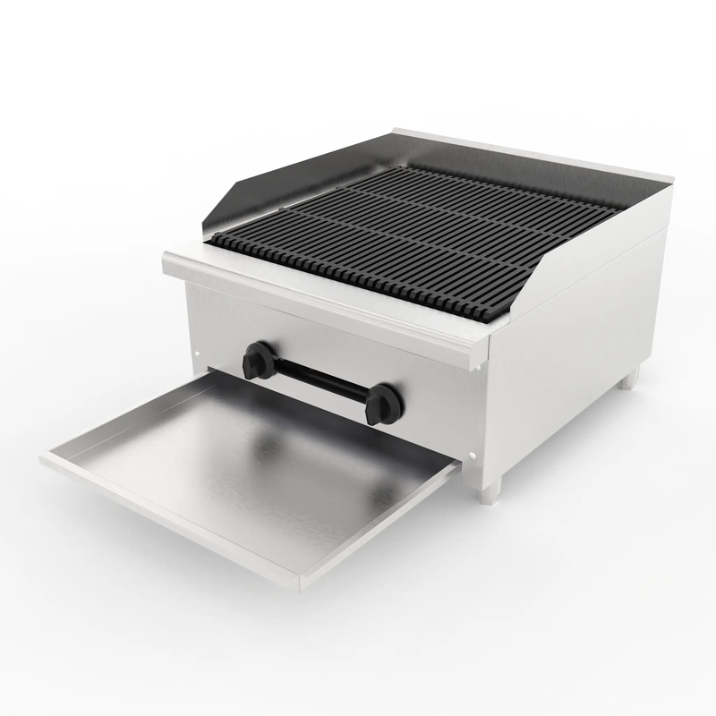 24 Inch Commercial Gas Lava Rock Charbroiler by HouseOfZazla