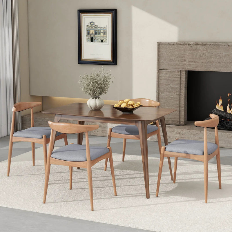 Elegant Dining Chairs With Ergonomic Backrest & Comfort Cushions (Set of 2) by HouseOfZazla
