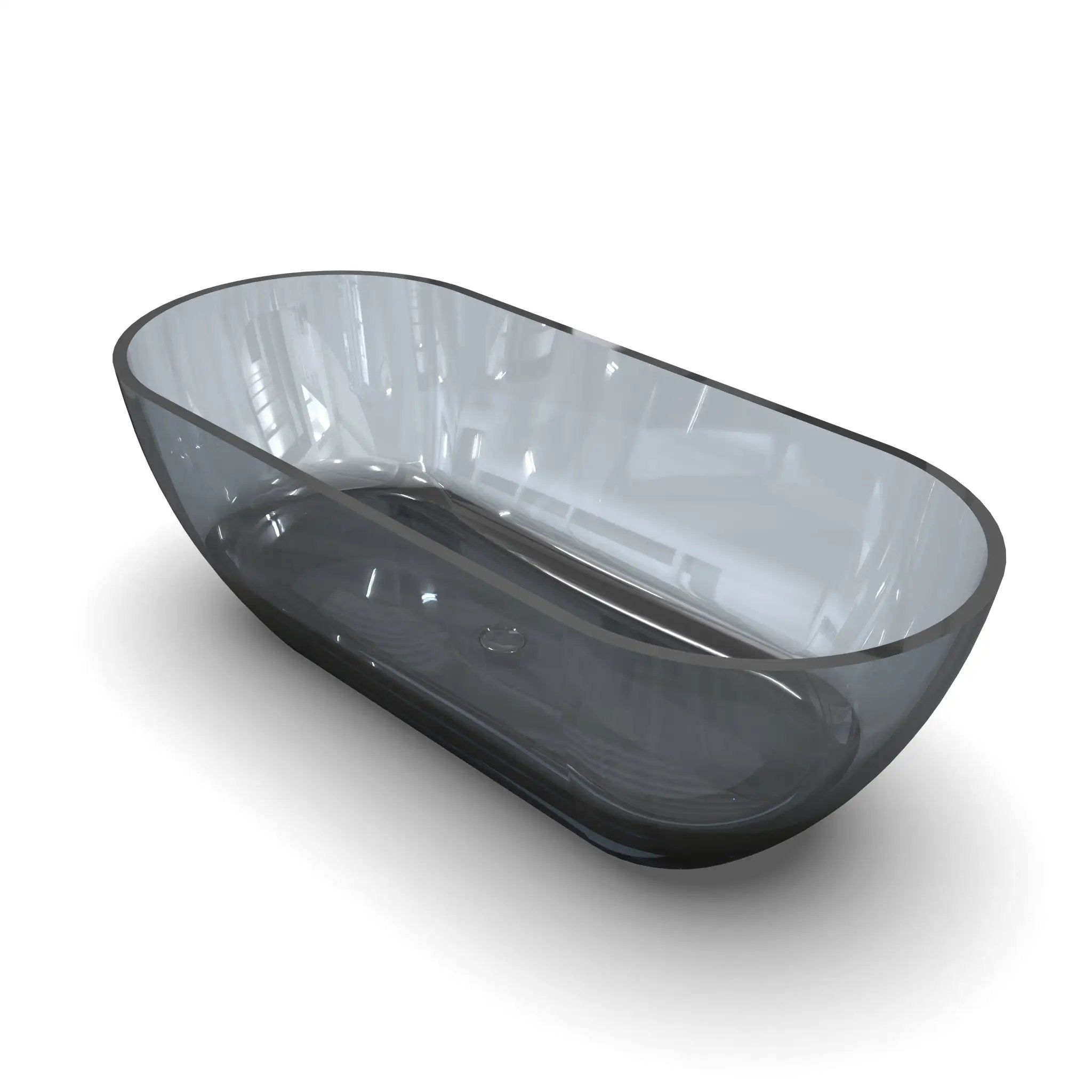 68.9 Inch Translucent Freestanding Bathtub by HouseOfZazla