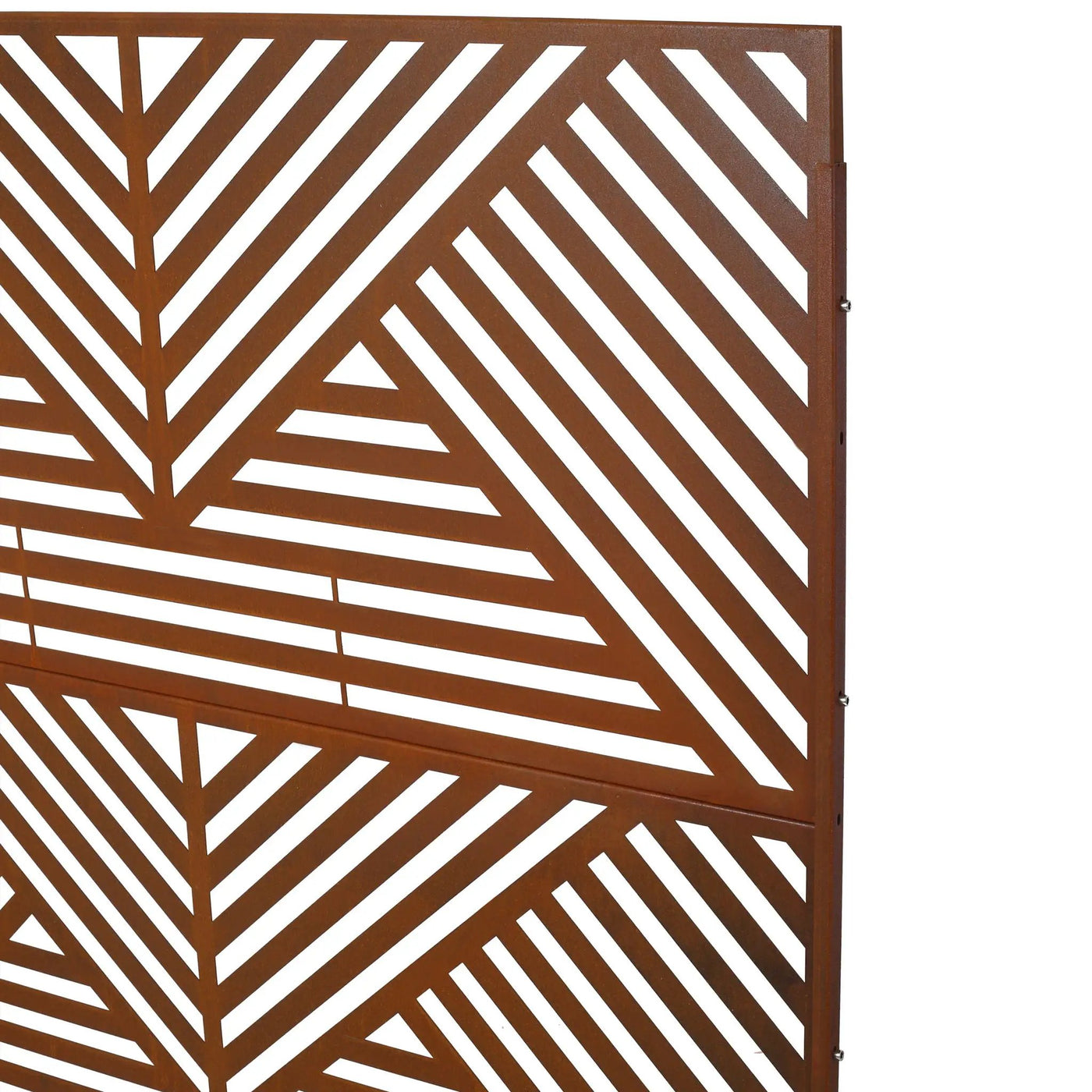 Freestanding Outdoor & Indoor Freestanding Metal Privacy Screen by HouseOfZazla