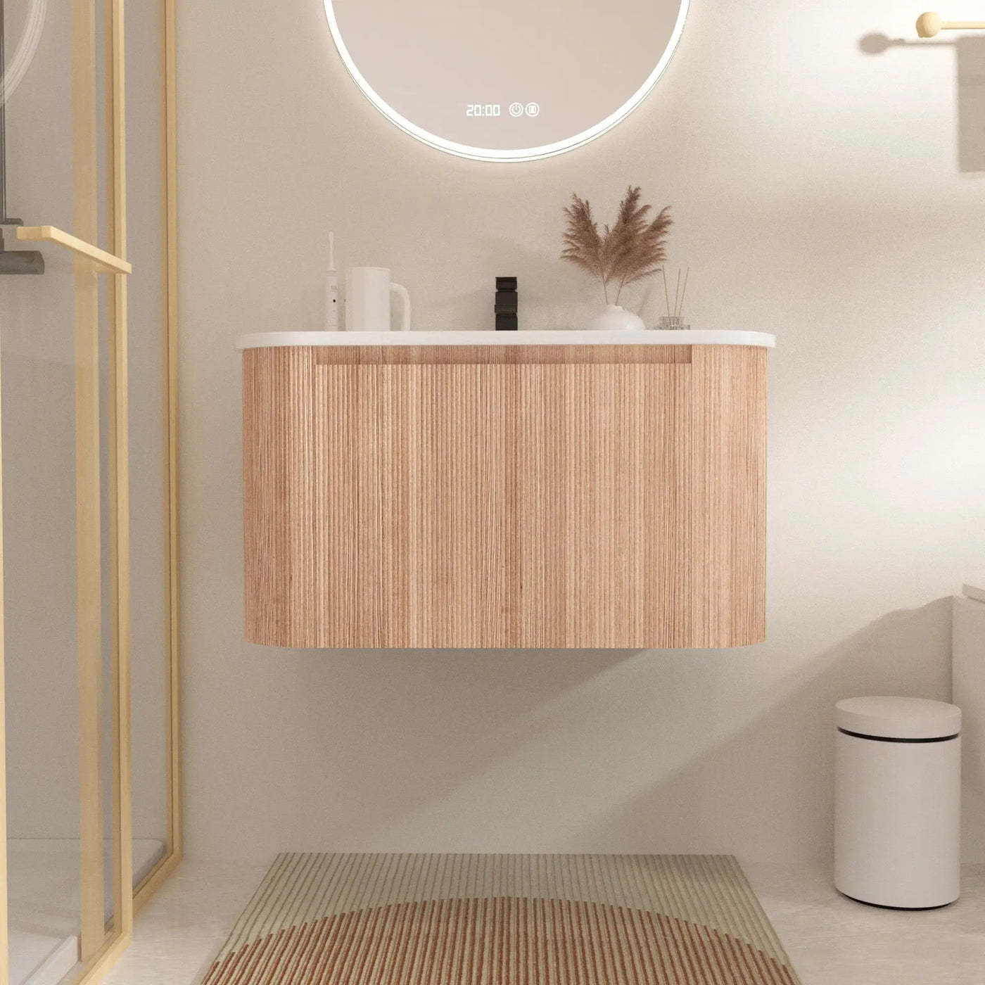 Wall Mounted Bathroom Vanity With Sink by HouseOfZazla