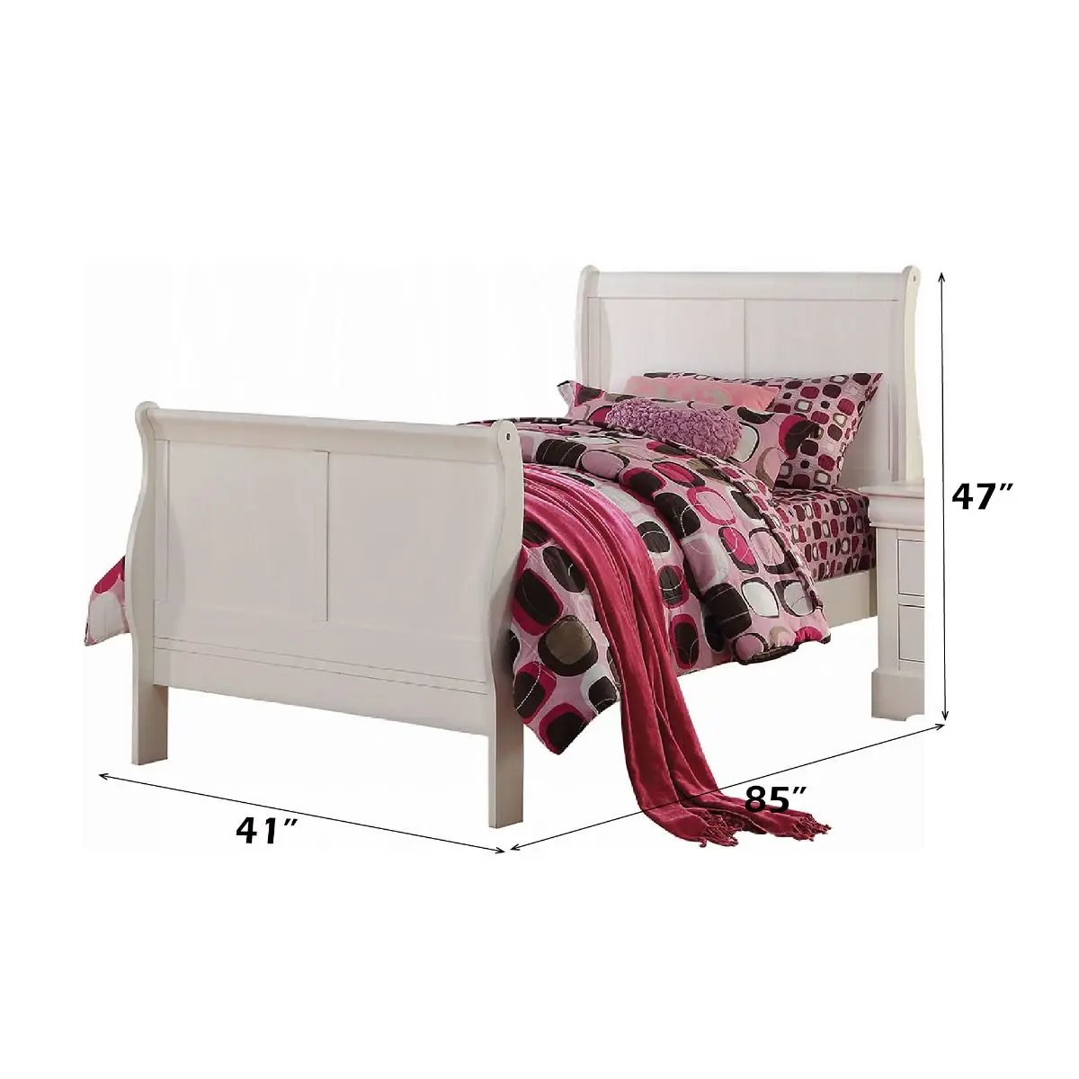 Louis Philippe III - Bed (FB 34"H) by Unique Piece Furniture