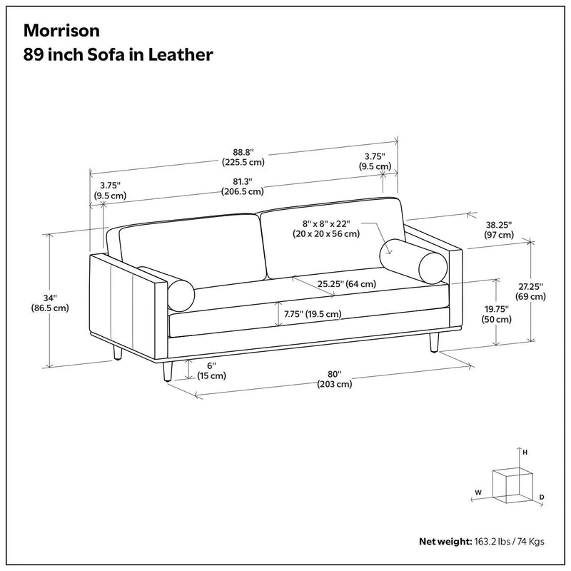 Morrison - Upholstered Sofa by Unique Piece Furniture