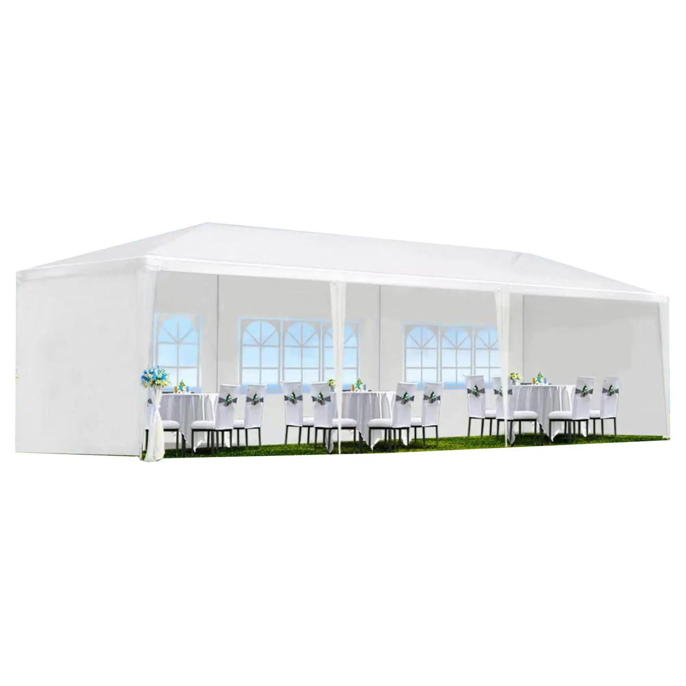 10X30' Wedding Party Canopy Tent Outdoor Gazebo With Removable Sidewalls by HouseOfZazla