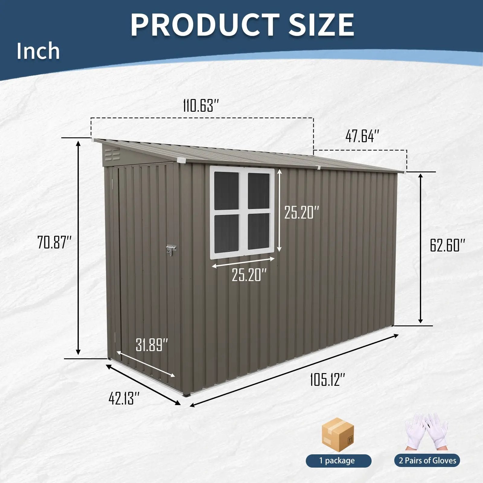4x9FT Olive Shed by HouseOfZazla