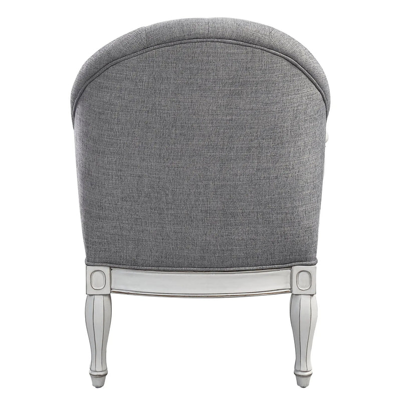 Florian - Antique Chair - Gray / White by Unique Piece Furniture