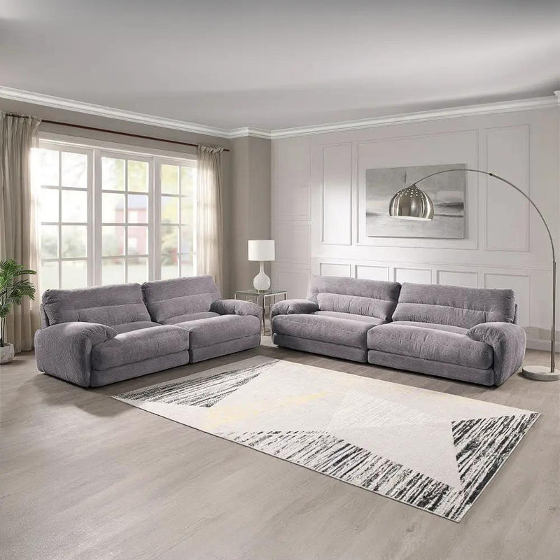Cadenza - Sofa - Gray Corduroy by Unique Piece Furniture