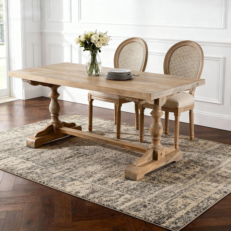French Style Solid Wood Frame Seating for Dining by HouseOfZazla