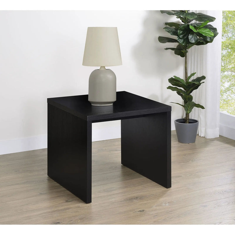 Canyon - Square Side Table - Black by HouseOfZazla