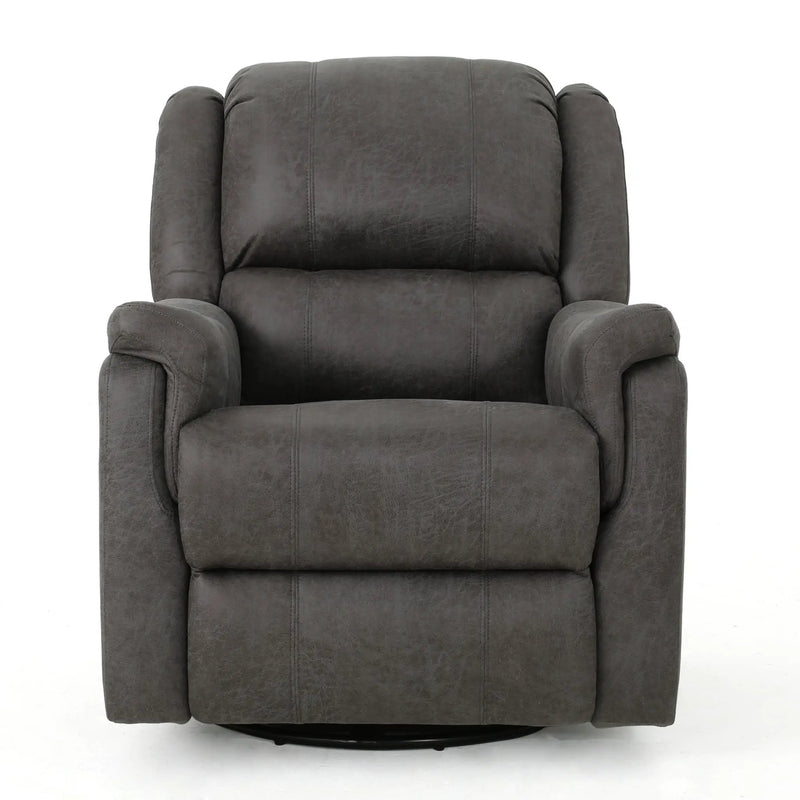 Contemporary Glider Recliner With Swivel Function by Unique Piece Furniture
