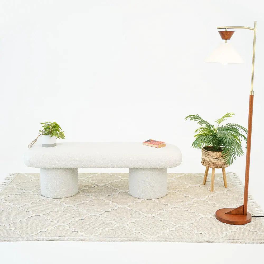 Randolph - Bench - Ivory by HouseOfZazla