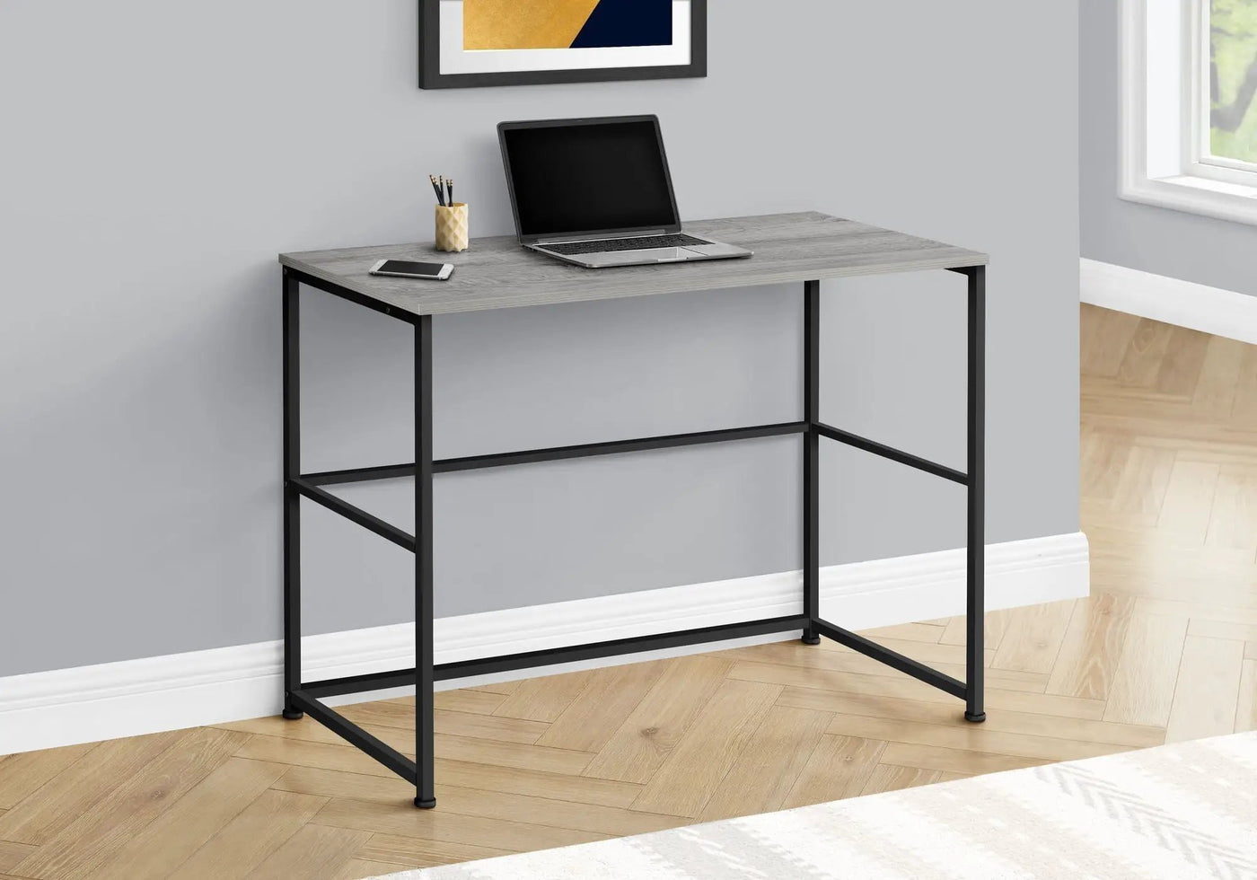 Computer Desk for Home Office with Storage Drawers by HouseOfZazla