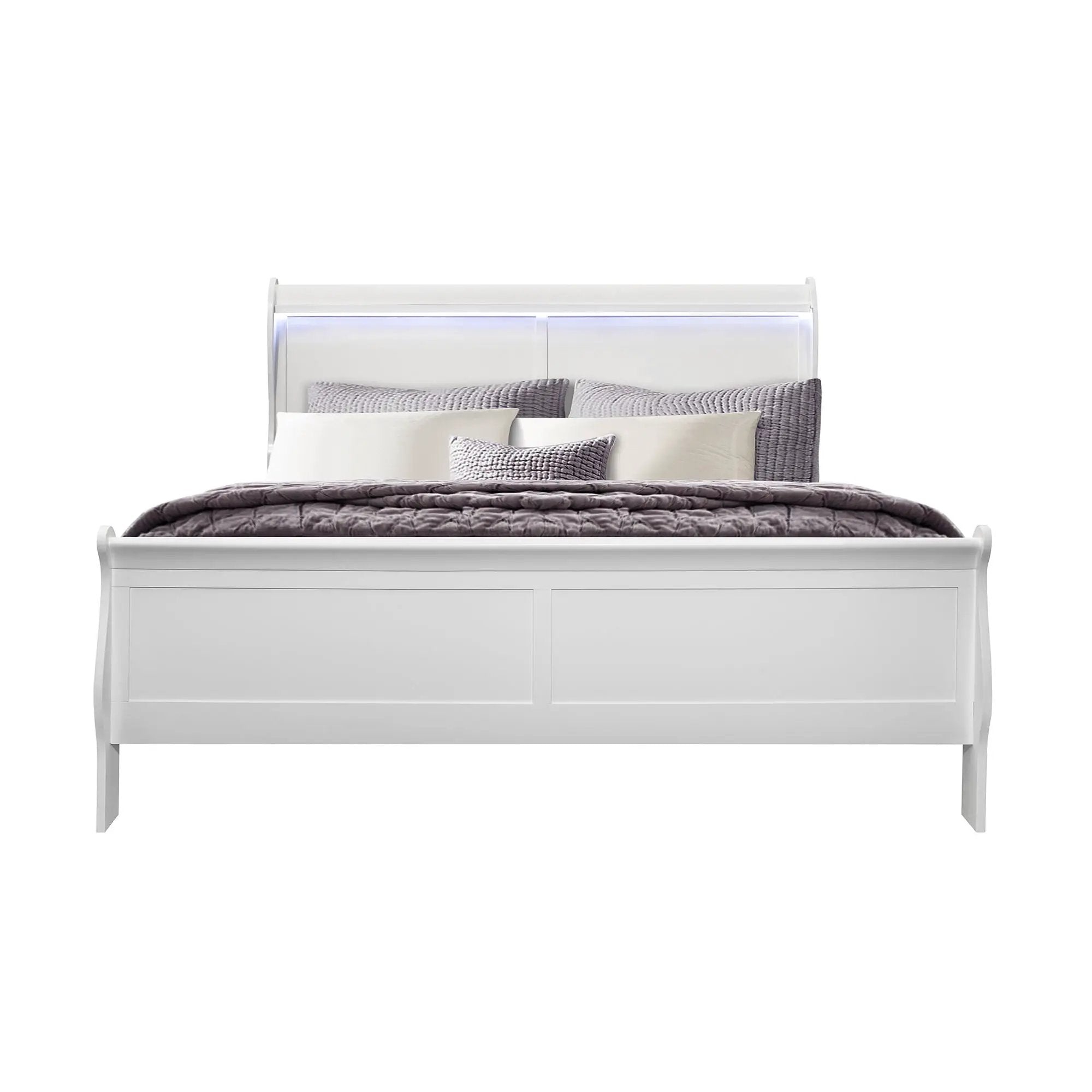 Charlston - Bed With LED by Unique Piece Furniture