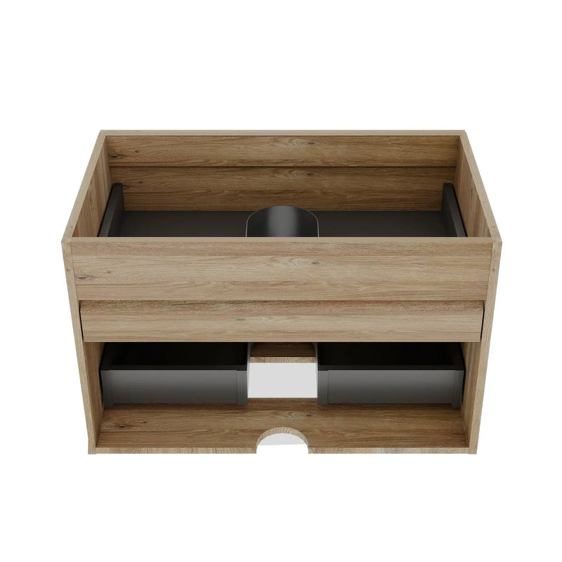 Grace 30 Rough Oak Bathroom Vanity by HouseOfZazla
