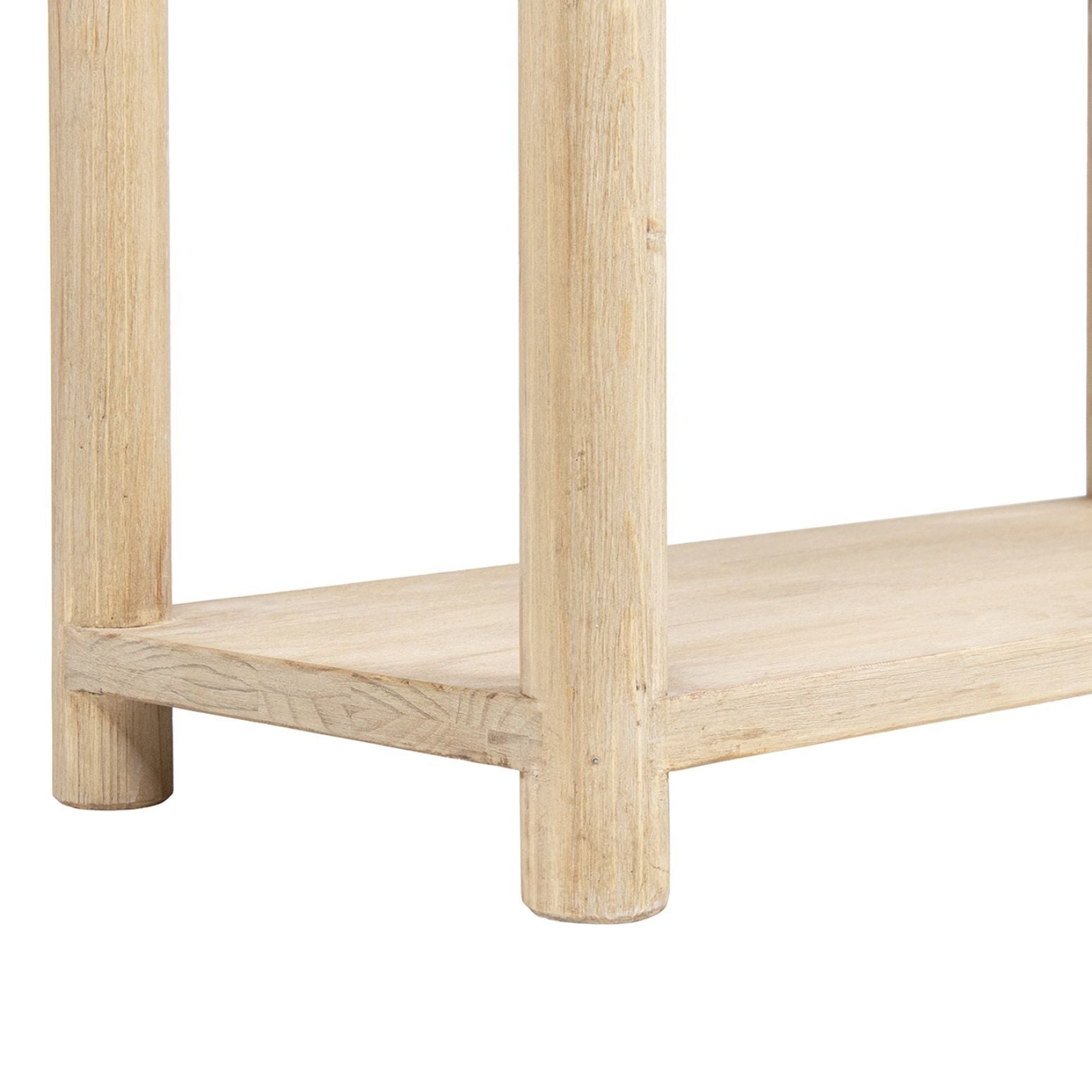 Milo - Console Table With Lower Shelf - Natural by HouseOfZazla