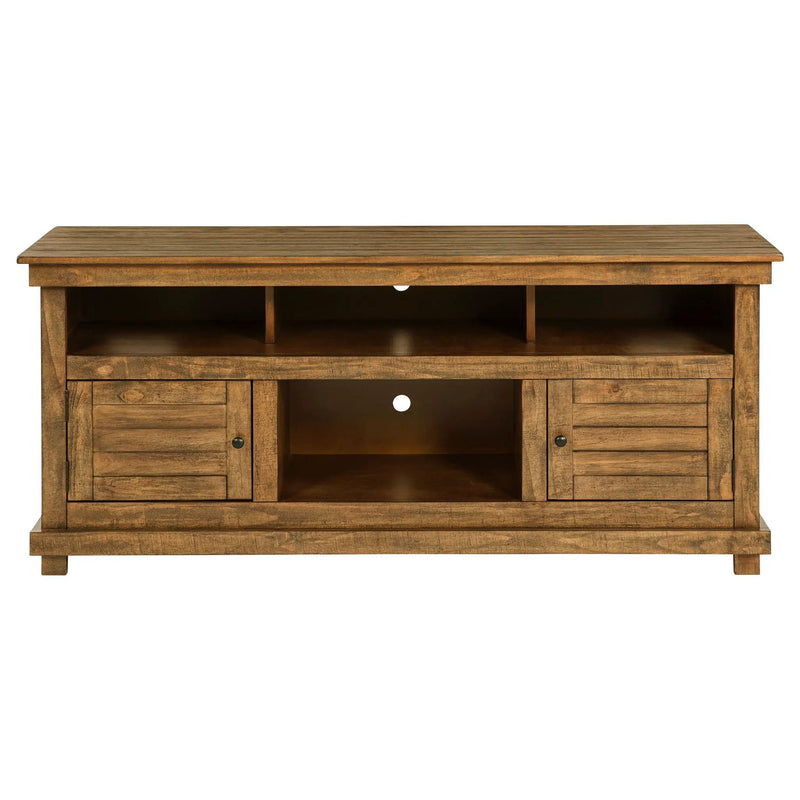 Payne 60-inch TV Stand Media Console Distressed Brown by Unique Piece Furniture