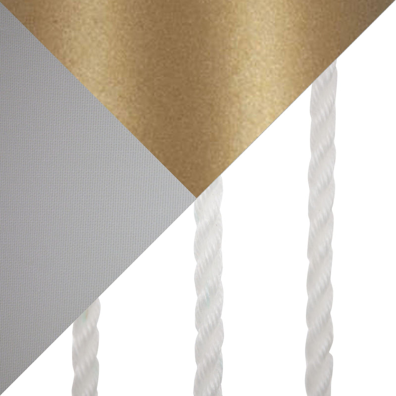 Rope Contemporary Floor Lamp - Natural / White by HouseOfZazla