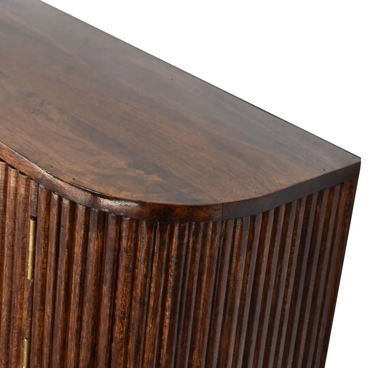 Solid Wood Chunky Chestnut Floating Bedside Table by HouseOfZazla