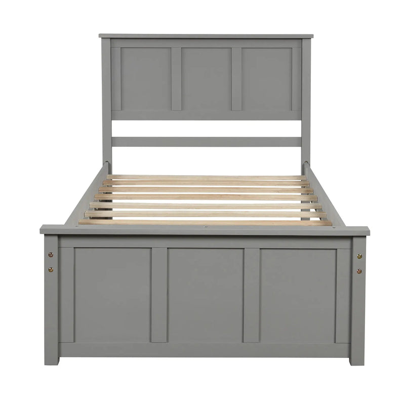 Platform Storage Bed With 2 Wheel Base Drawers by Unique Piece Furniture