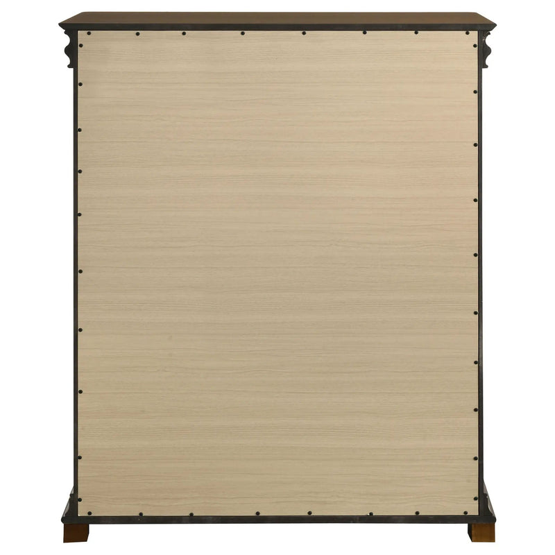 Garland 4-drawer Bedroom Chest of Drawers Brown Cherry by Unique Piece Furniture