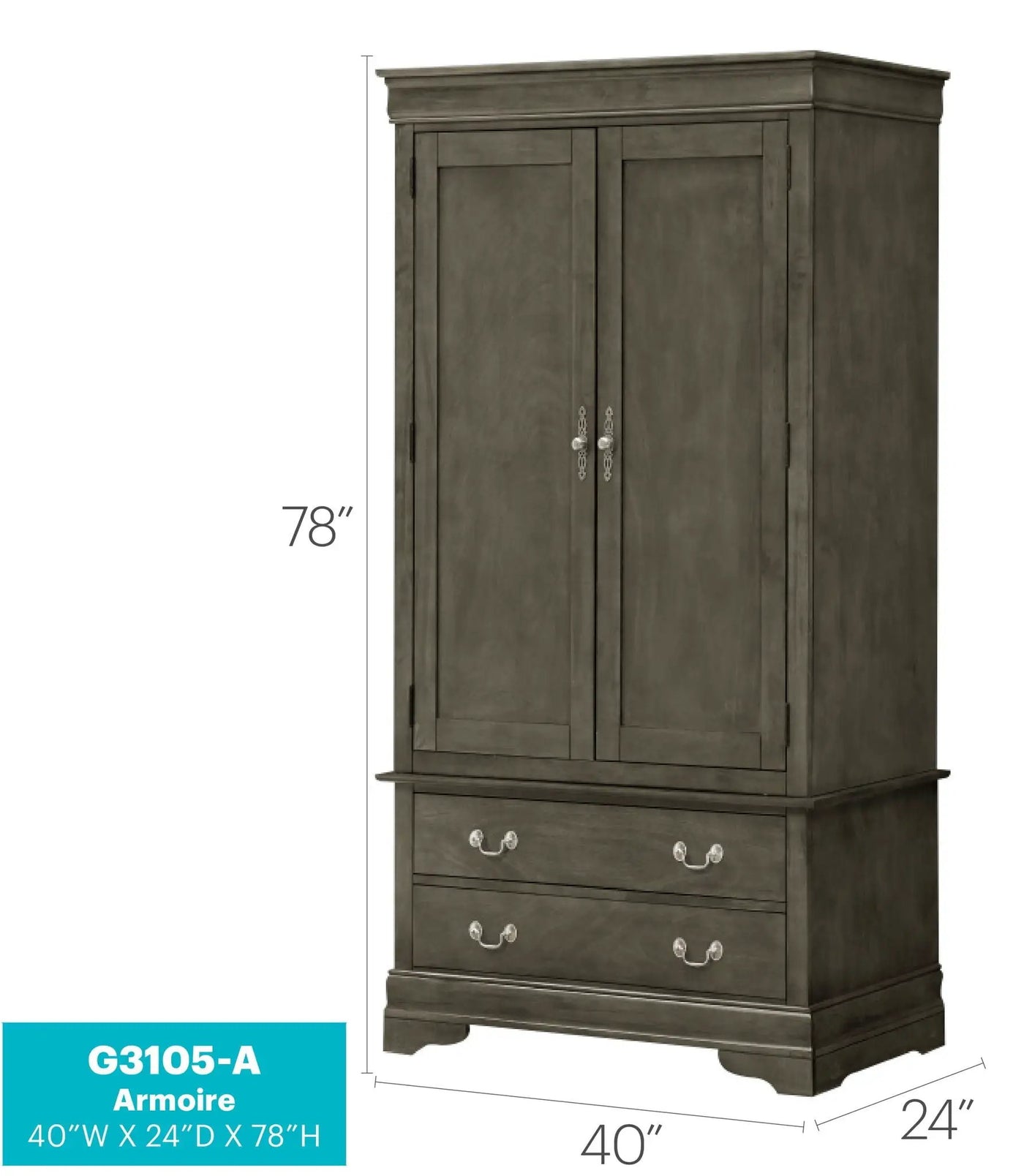 Elegant Traditional Armoire by HouseOfZazla