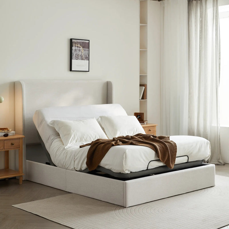 Caron 4.0 Ergonomic Queen Size Adjustable Bed Frame by HouseOfZazla