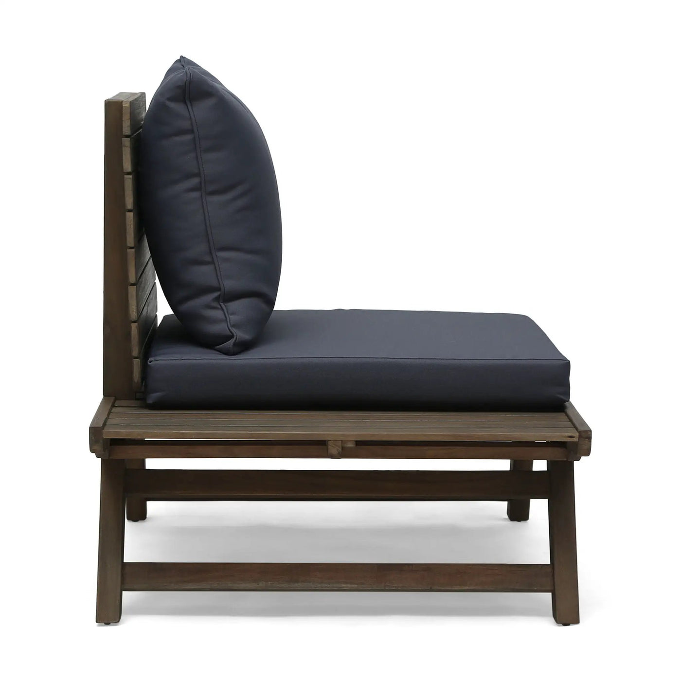 Sedona Outdoor Club Chair With Slatted Design by HouseOfZazla