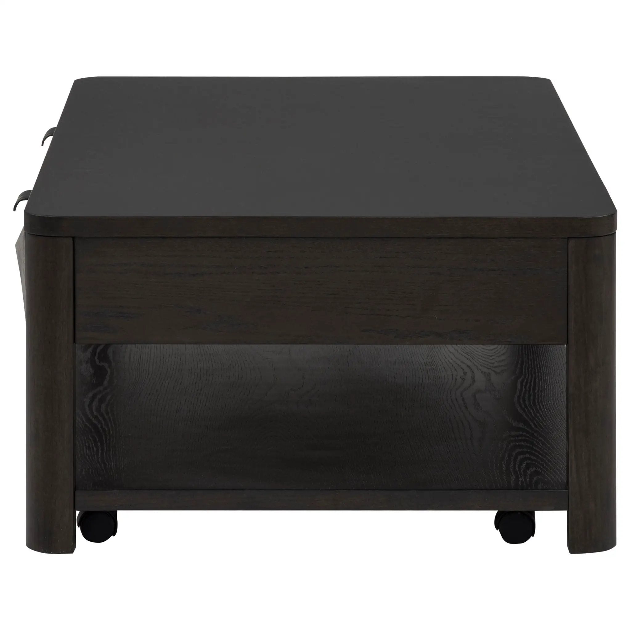 Marcelo Wood Coffee Table with 2 Drawers and Shelf Coffee by Unique Piece Furniture