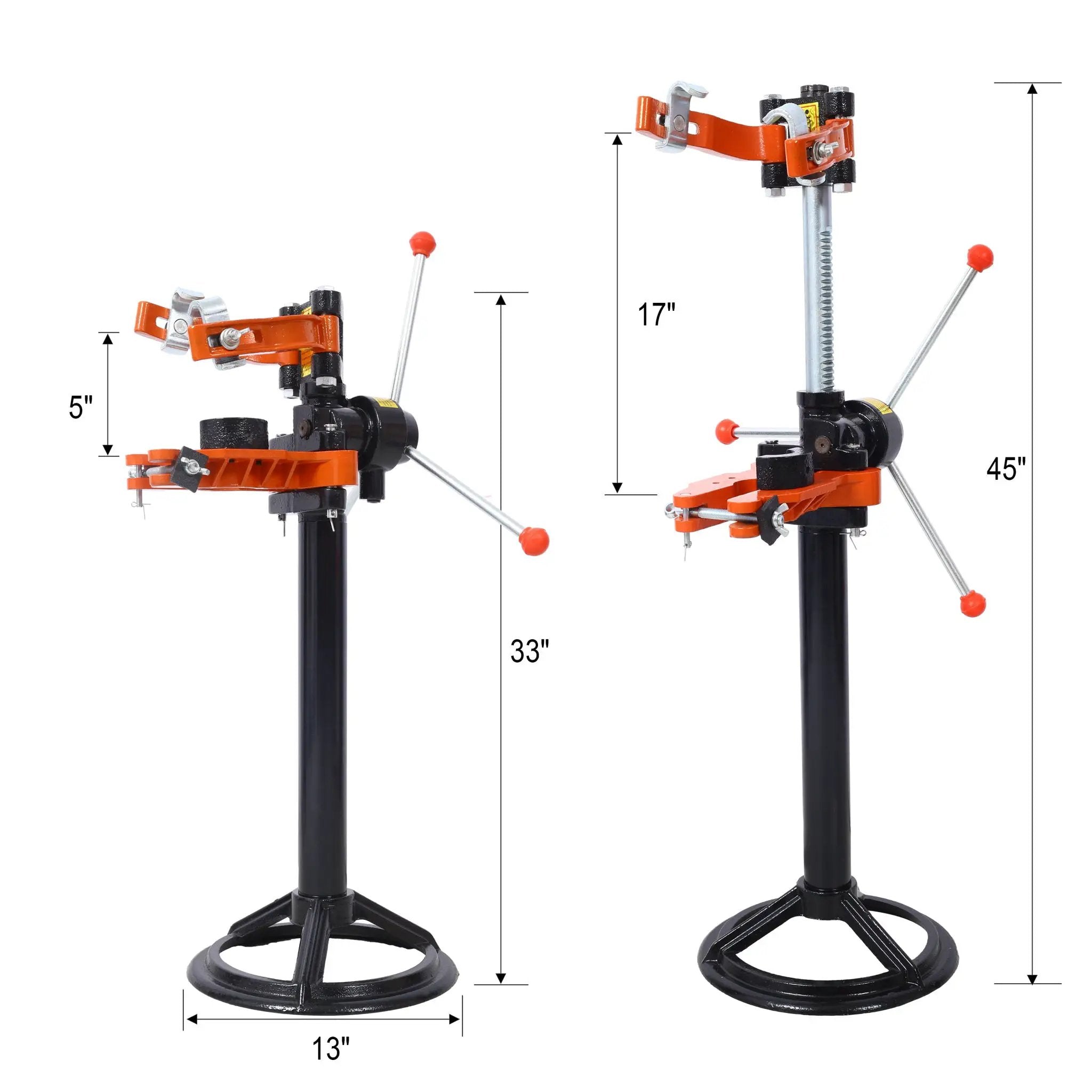 Auto Tools Equipment Vehicle, Hand Operate Strut Coil Spring Press Compressor - Black / Orange by HouseOfZazla
