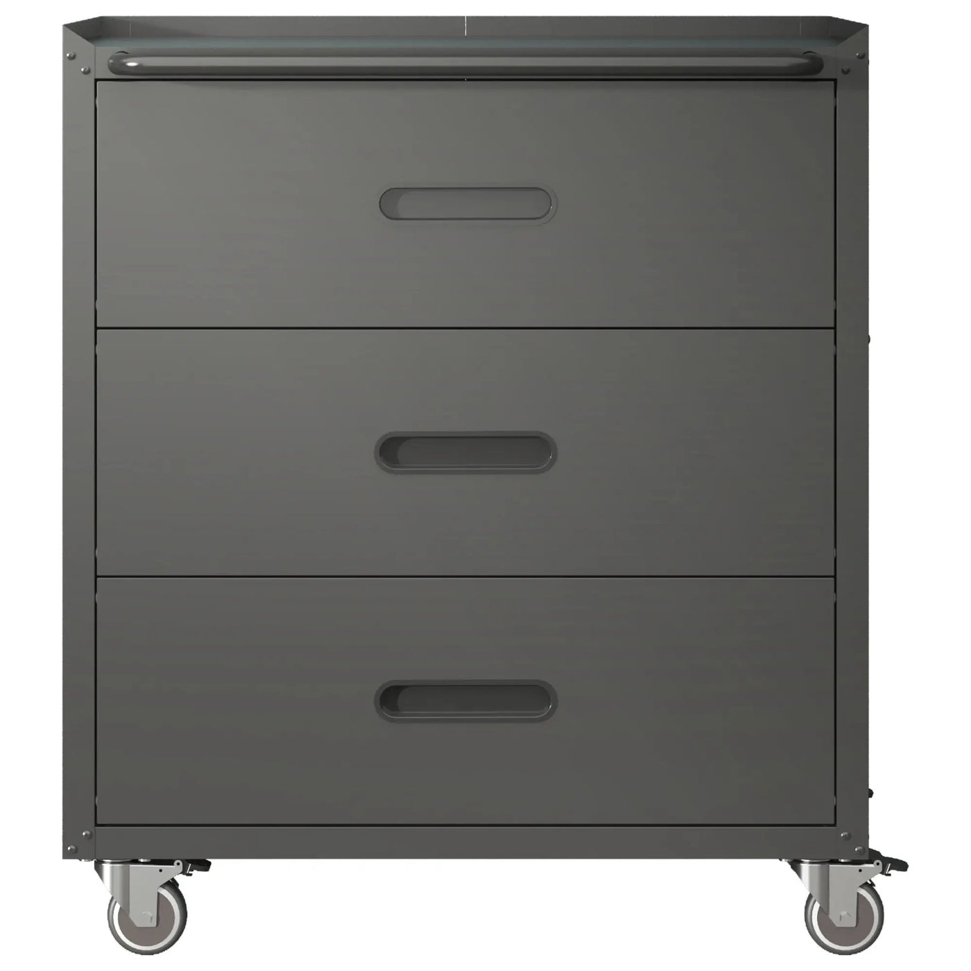 Heavy Duty Metal Storage Cabinet With Wheels 3 Drawer Tool Cabinet For Garage, Office, And Home Organizer Solutions by HouseOfZazla