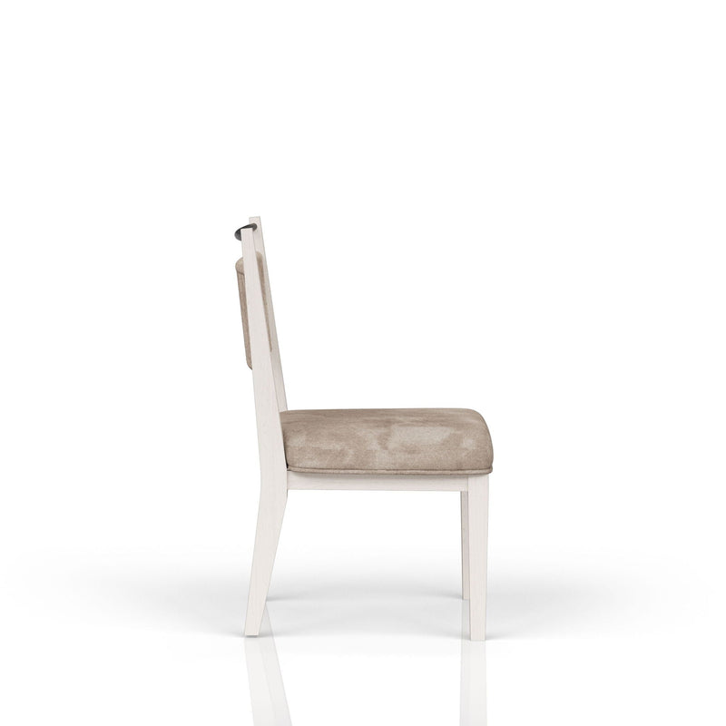 Rope Back Dining Chair with Solid Wood Frame - Beige / Carmel, photo 5 of 7
