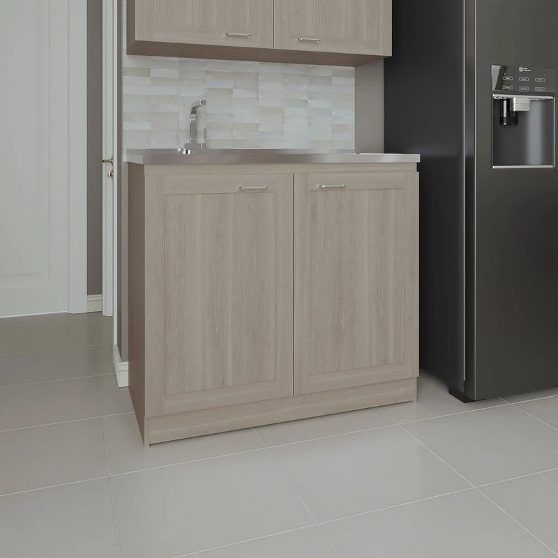 Utility Sink Cabinet 36" H, 2 Doors, 2 Shelves by HouseOfZazla