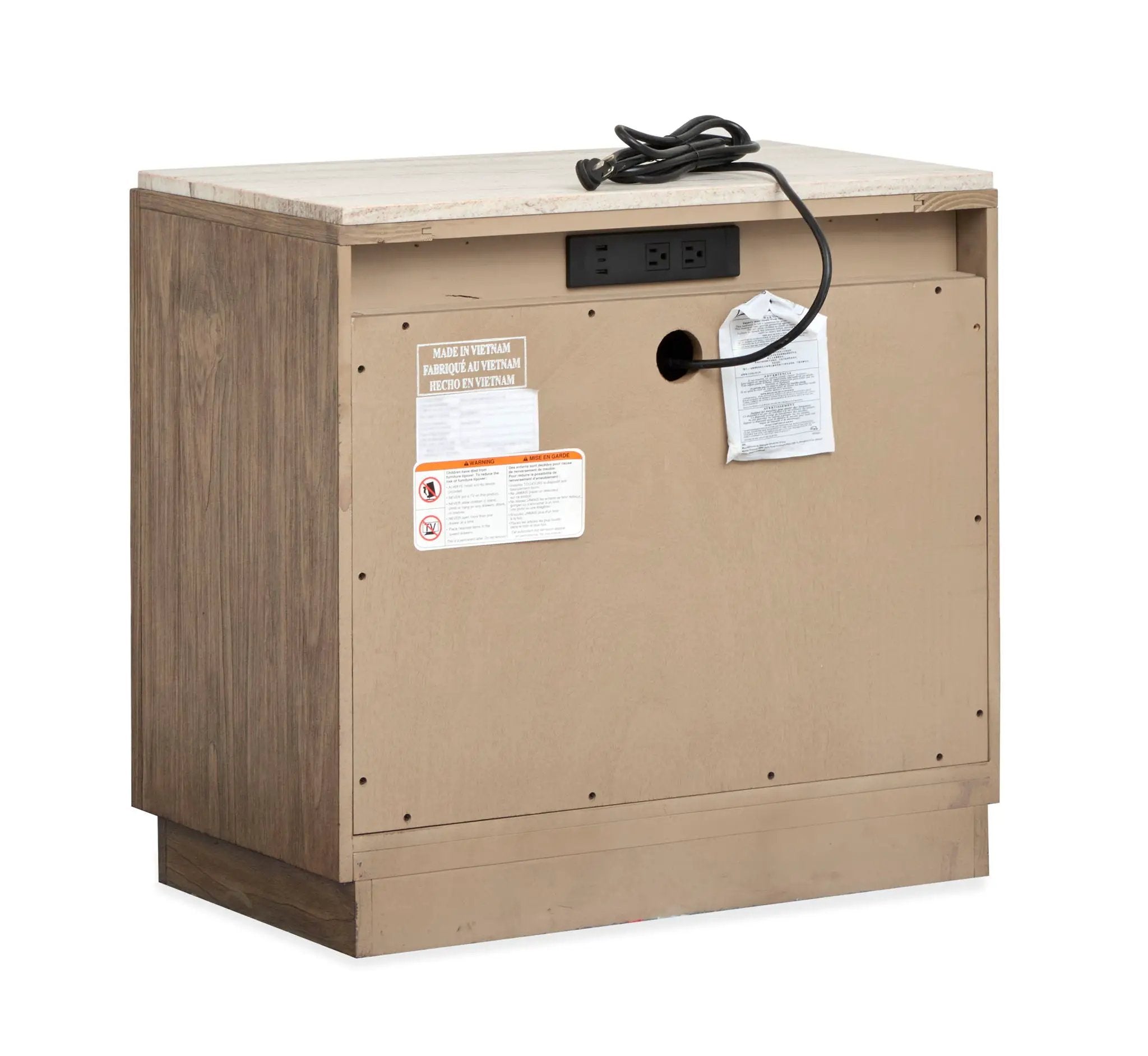 Westbourne - Door Nightstand - Dark Umber by Unique Piece Furniture