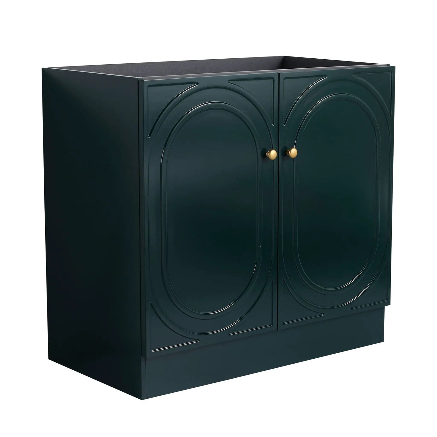 Modern Freestanding Bathroom Vanity With Soft Close Cabinet Doors by HouseOfZazla