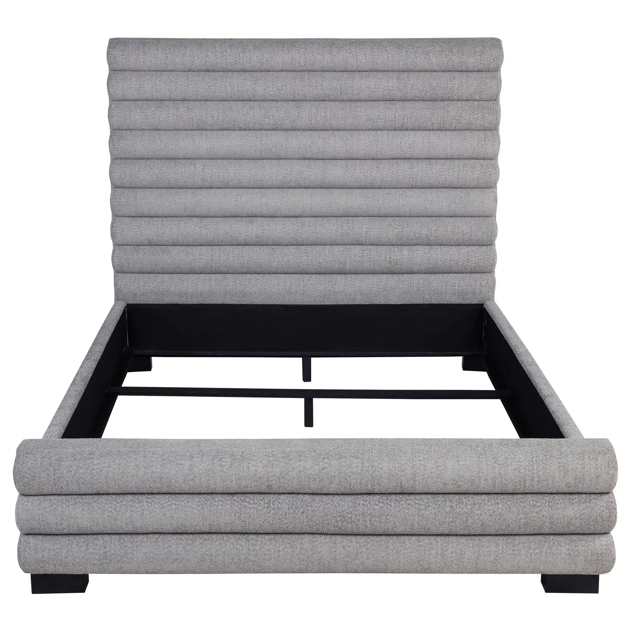 Patricia 58-inch Boucle Upholstered Queen Bed Grey by Unique Piece Furniture