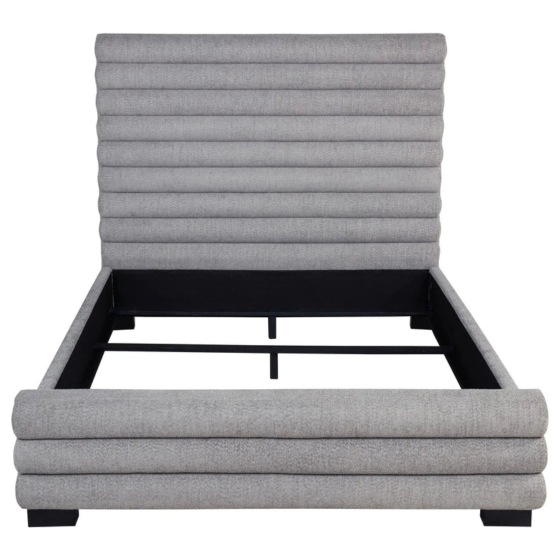 Patricia 58-inch Boucle Upholstered Queen Bed Grey by Unique Piece Furniture