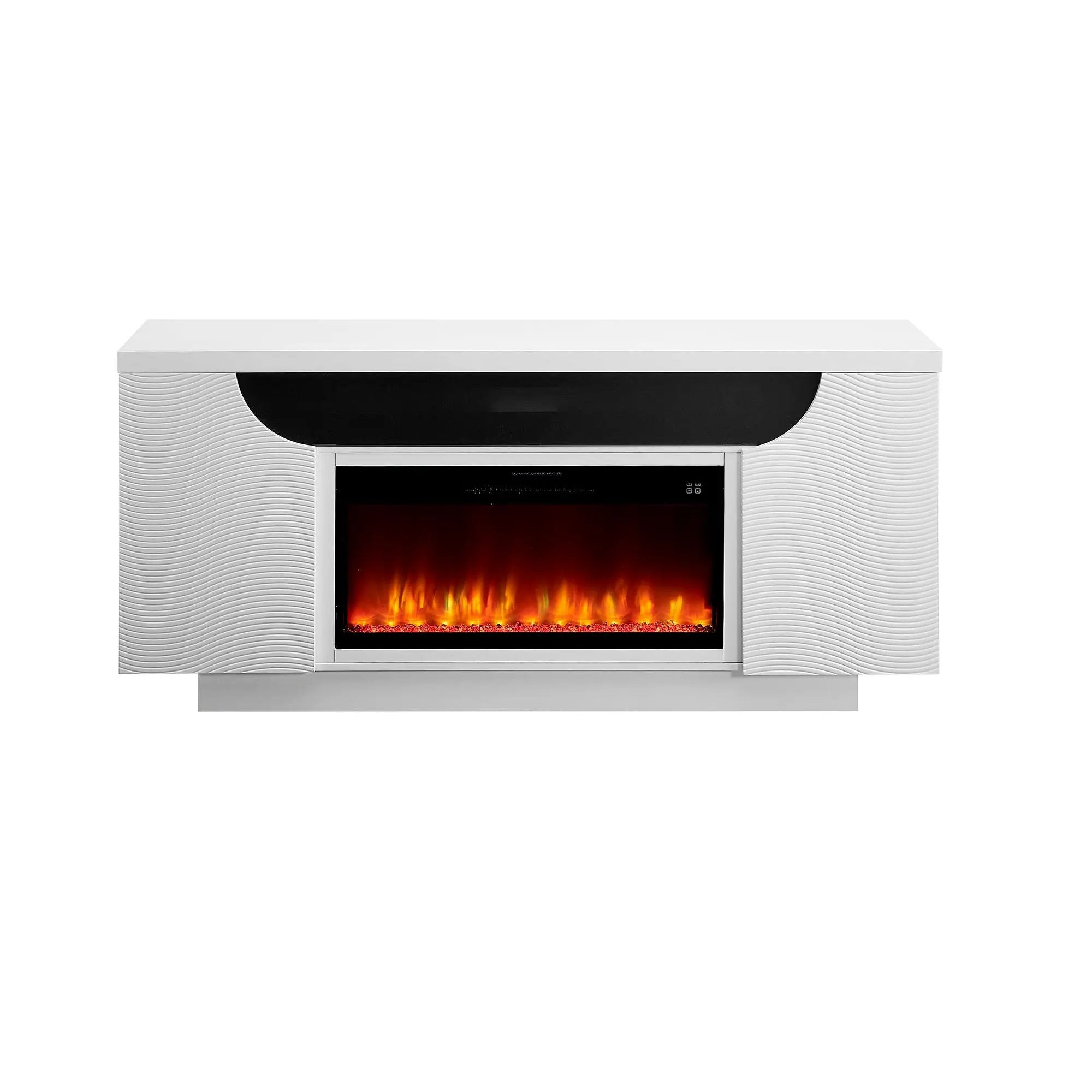 Alessia - Electric Fireplace With Multi Color LED And Flame Settings by HouseOfZazla
