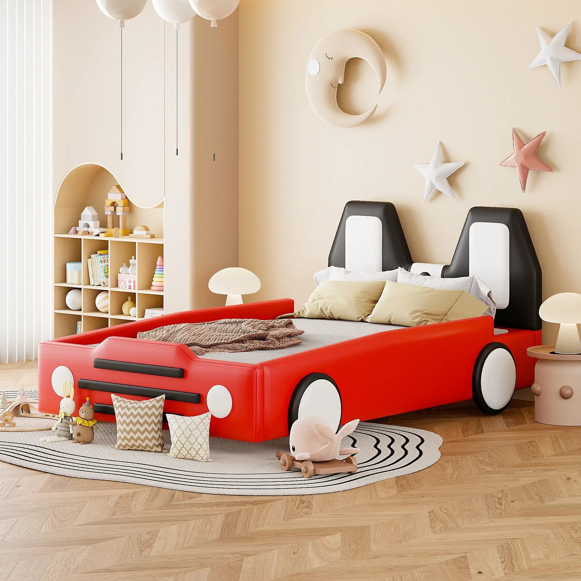 High Quality Race Car Shaped Platform Bed & Wheels by HouseOfZazla