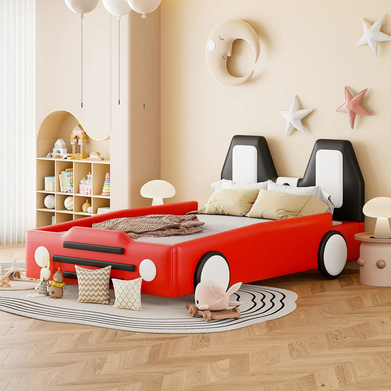 High Quality Race Car Shaped Platform Bed & Wheels by HouseOfZazla