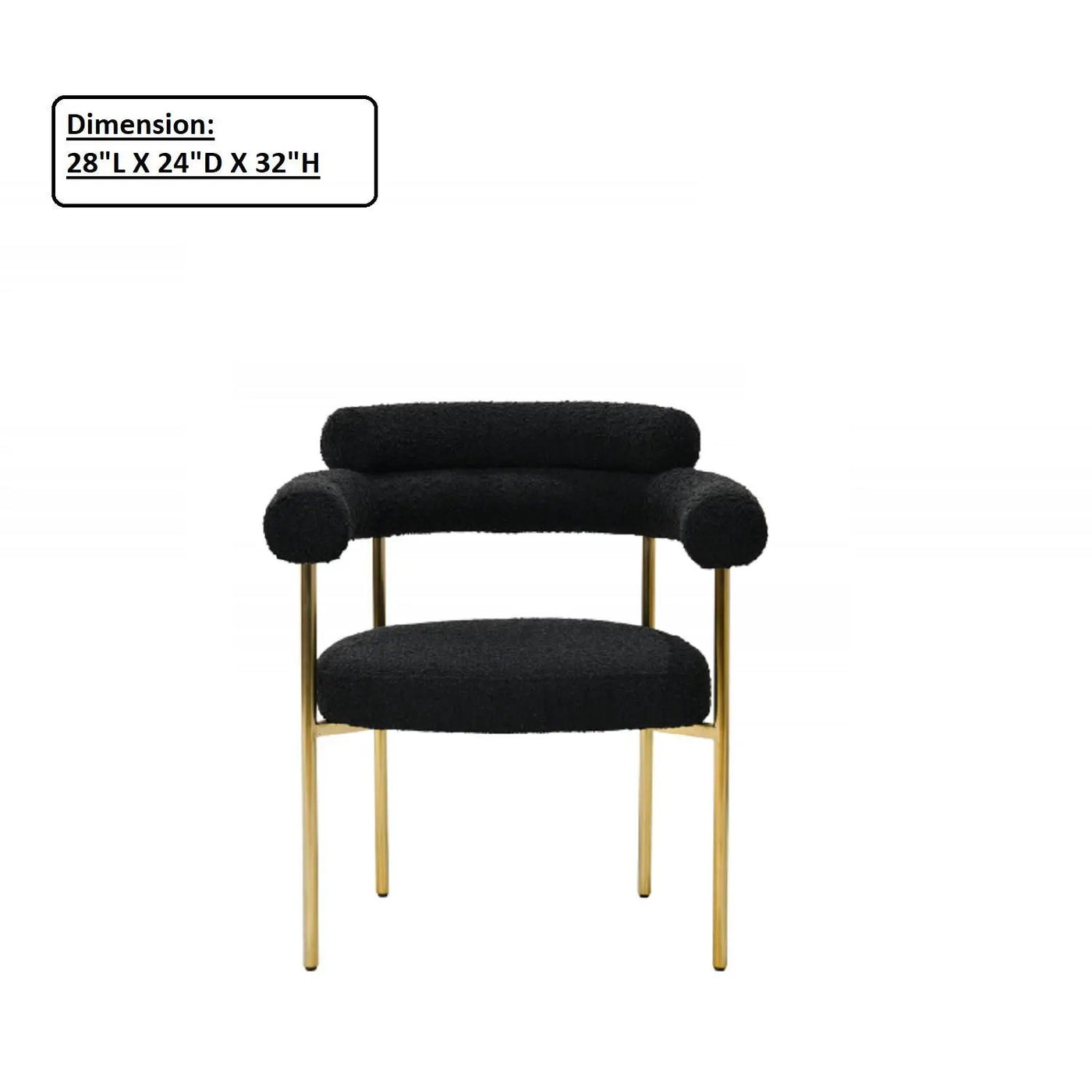 Upholstered Accent Dining Chairs With Armrests (Set of 2) by HouseOfZazla