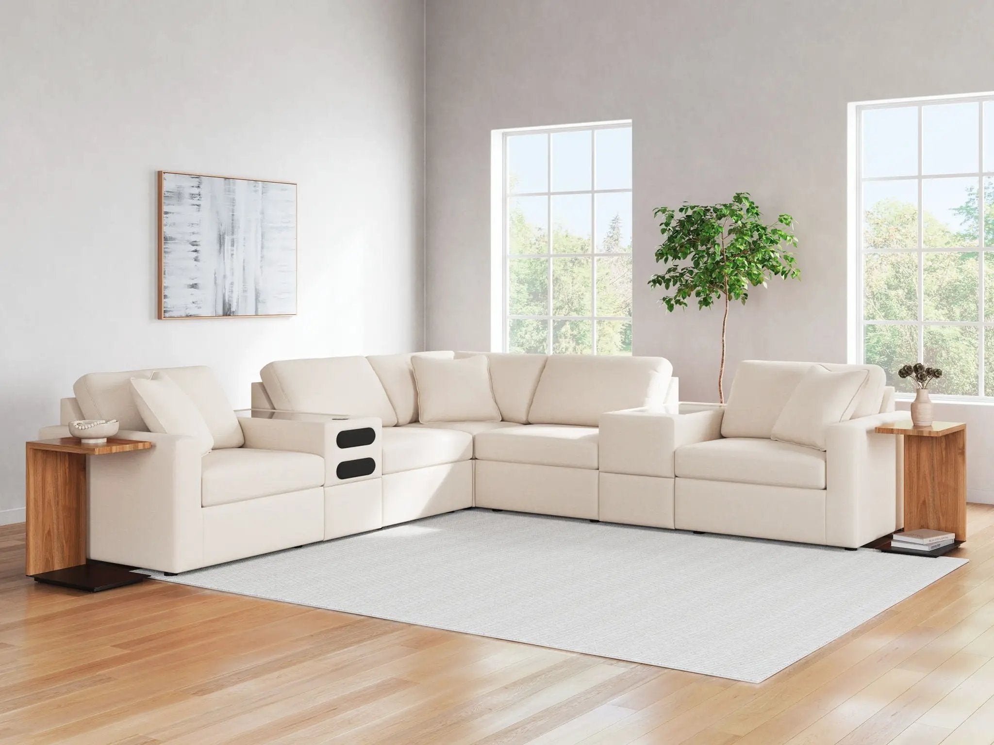 Modmax - Sectional - Oyster by Unique Piece Furniture