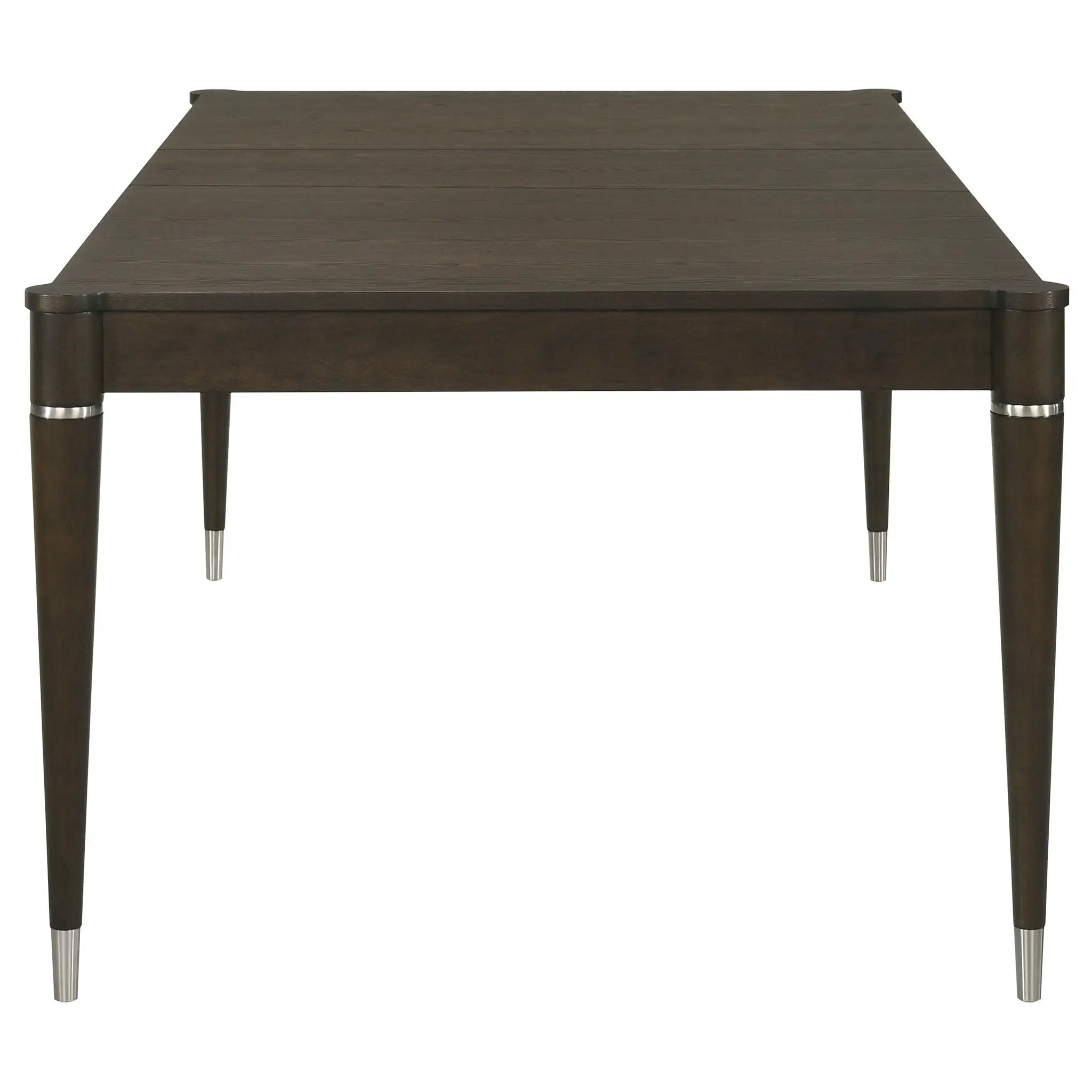Reseda 81-inch Extension Leaf Dining Table Ash Brown by Unique Piece Furniture