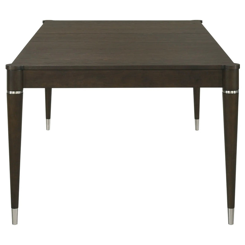 Reseda 81-inch Extension Leaf Dining Table Ash Brown by Unique Piece Furniture