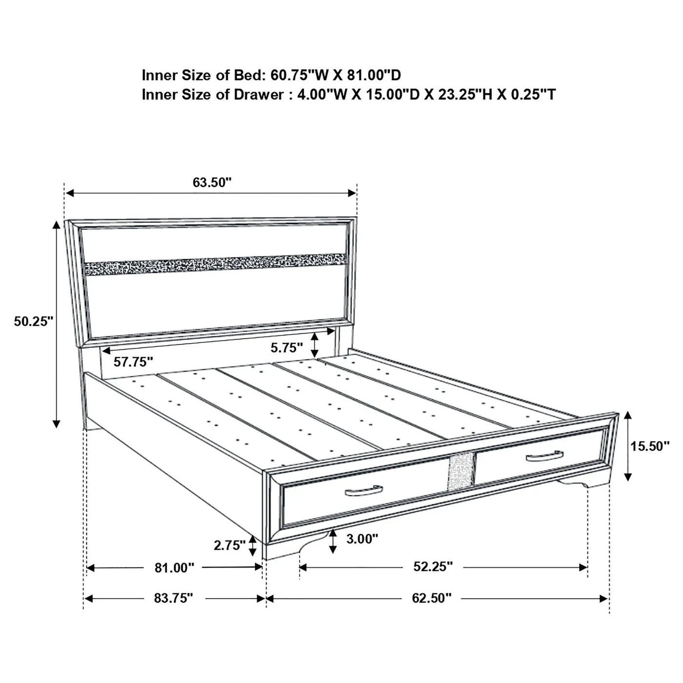 Orchid - Storage Panel Bed by HouseOfZazla