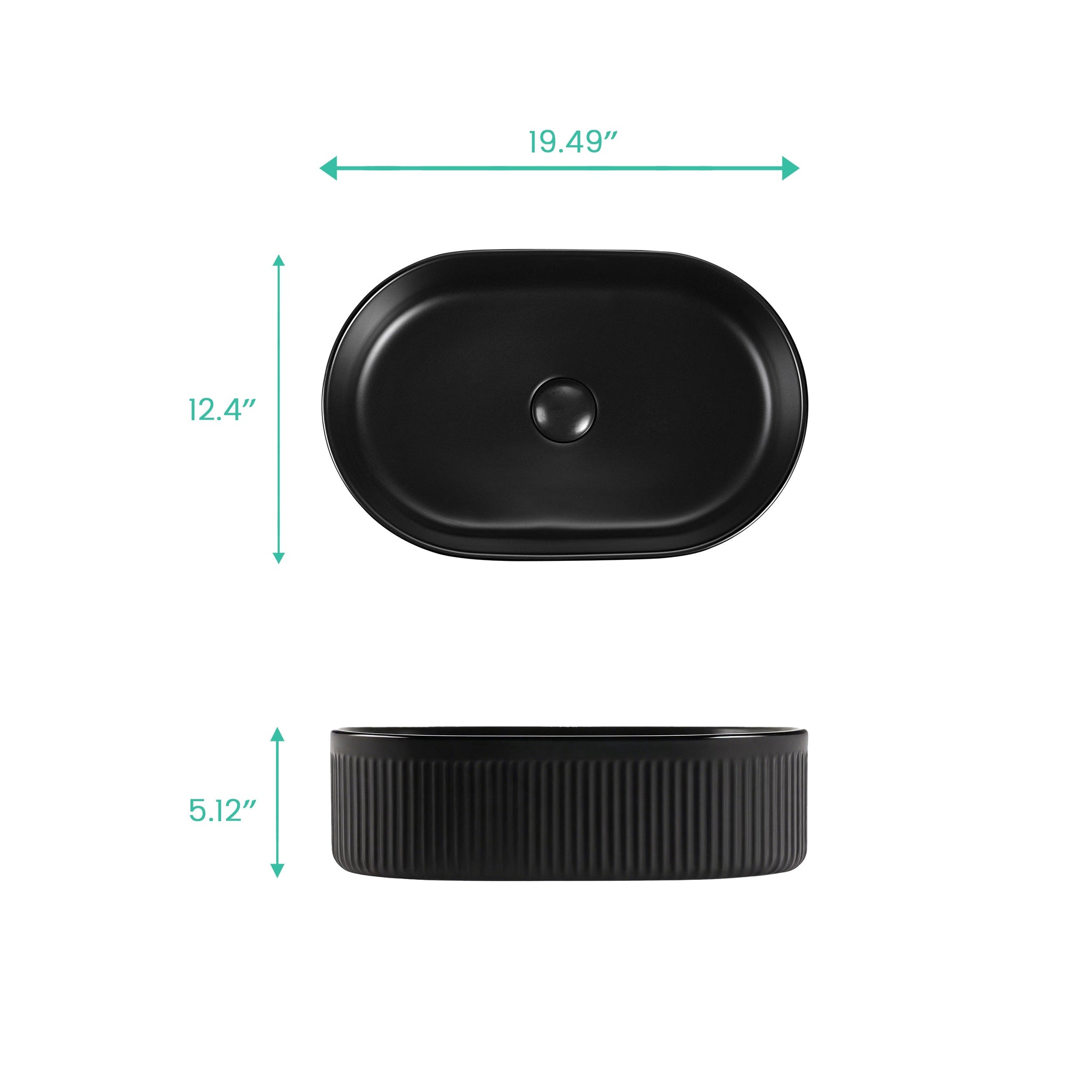 Integrated Oval Bathroom Sink by HouseOfZazla