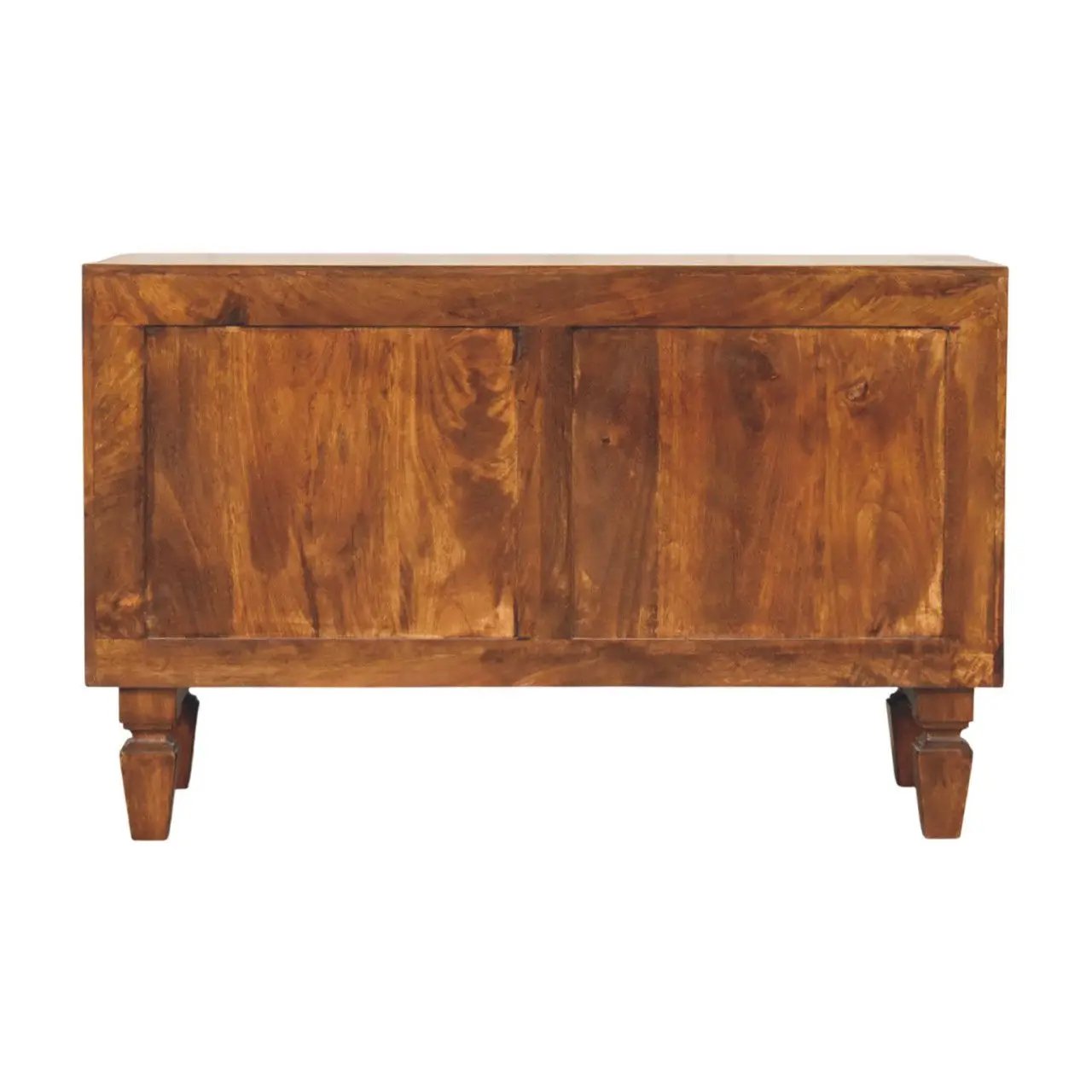 Solid Wood Cadiz Carved Shoe Bench by HouseOfZazla