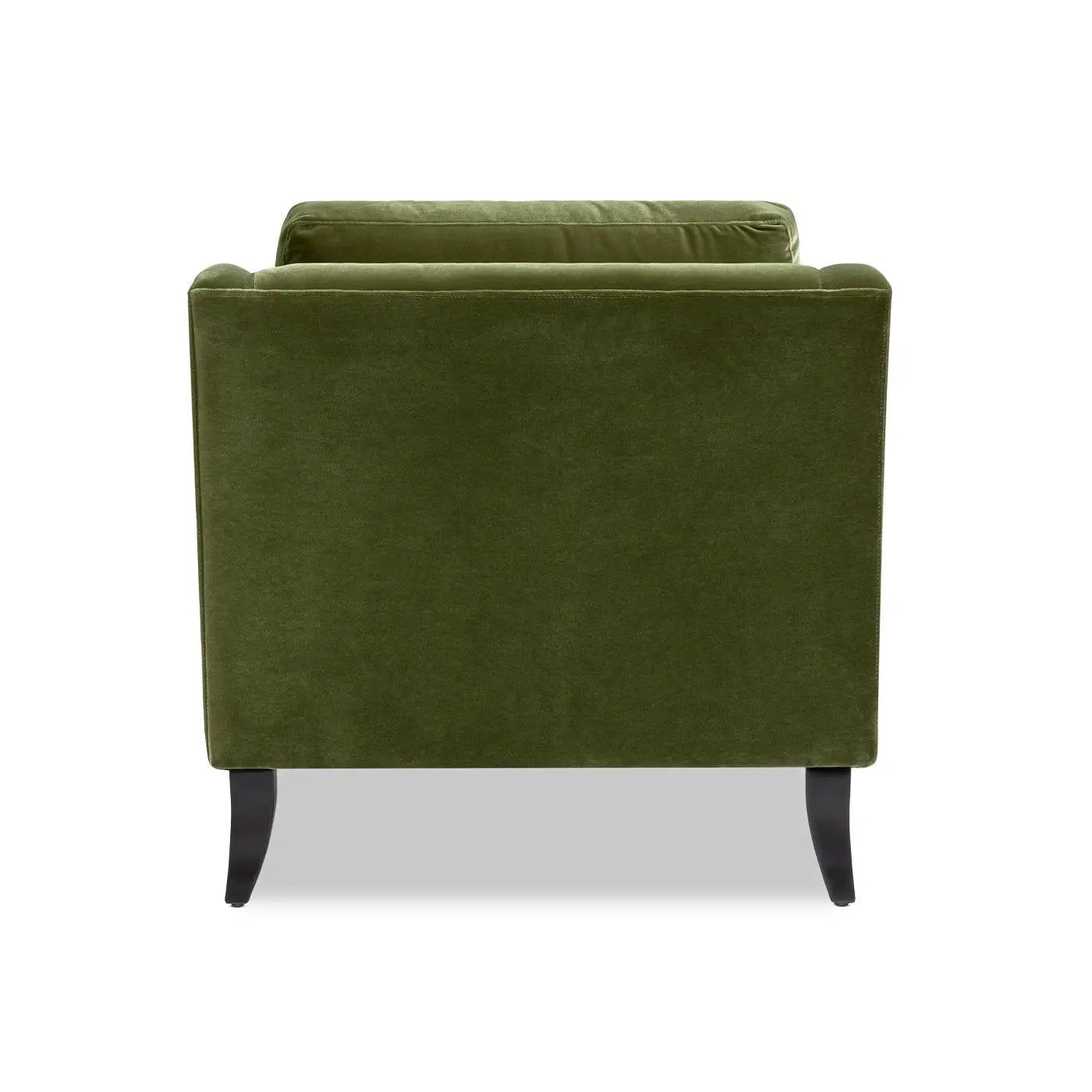 Josephine 60" Upholstered Chaise Lounge in Olive by HouseOfZazla